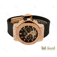 ساعت هابلوت اتوماتیک مردانه سه موتوره رزگلد Hublot-4087-G