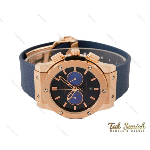ساعت هابلوت مردانه سه موتوره سورمه ای Hublot-4089-G ساعت هابلوت مردانه سه موتوره سورمه ای Hublot-4089-G