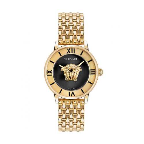 ساعت ورساچه زنانه مدل La Medusa طلایی صفحه مشکی Versace-4773-L ساعت ورساچه زنانه مدل La Medusa طلایی صفحه مشکی Versace-4773-L