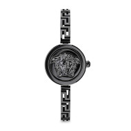 ساعت ورساچه زنانه تمام مشکی صفحه مخفی Versace-4777-L