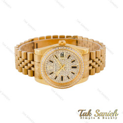 ساعت رولکس طلایی مردانه صفحه فول نگین Rolex-4792-G ساعت رولکس طلایی مردانه صفحه فول نگین Rolex-4792-G