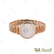 ساعت DW زنانه رزگلد صفحه سفید متوسط DW-4811-L ساعت DW زنانه رزگلد صفحه سفید متوسط DW-4811-L
