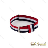 بند ساعت دنیل ولینگتون زنانه برزنتی فرانسه نقره ای DW-Strap-4827-L