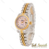 ساعت رولکس زنانه دورنگ طلایی صفحه صورتی Rolex-4866-L ساعت رولکس زنانه دورنگ طلایی صفحه صورتی Rolex-4866-L