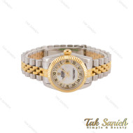 ساعت رولکس زنانه دورنگ طلایی صفحه نگین اعداد رومی Rolex-4867-L ساعت رولکس زنانه دورنگ طلایی صفحه نگین اعداد رومی Rolex-4867-L