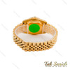 ساعت رولکس مردانه طلایی صفحه نگین دار اعداد یونانی Rolex-4871-G