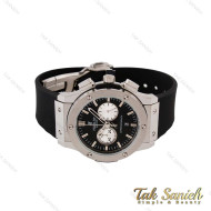 ساعت هابلوت مردانه سه موتوره نقره ای مشکی پاندا Hublot-4896-G