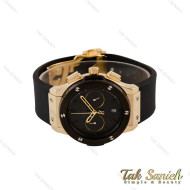 ساعت هابلوت زنانه سه موتوره طلایی مشکی Hublot-4945-G ساعت هابلوت زنانه سه موتوره طلایی مشکی Hublot-4945-G