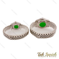 ساعت ست رولکس دیت جاست تمام سیلور Rolex-4953-S ساعت ست رولکس دیت جاست تمام سیلور Rolex-4953-S