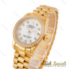 ساعت رولکس زنانه بند پرزیدنت طلایی صفحه سفید دورنگین Rolex-4957-L ساعت رولکس زنانه بند پرزیدنت طلایی صفحه سفید دورنگین Rolex-4957-L