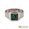 ساعت کارتیر سانتوس مردانه نقره ای صفحه سبز Cartier-4992-G ساعت کارتیر سانتوس مردانه نقره ای صفحه سبز Cartier-4992-G