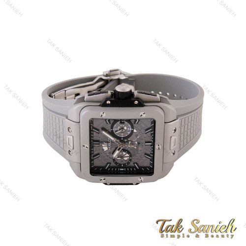 ساعت هابلوت مردانه مربعی سه موتوره طوسی پشت شیشه ای Hublot-4997-G ساعت هابلوت مردانه مربعی سه موتوره طوسی پشت شیشه ای Hublot-4997-G