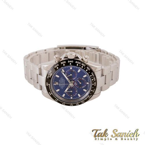 ساعت رولکس دیتونا مردانه نقره ای صفحه سرمه ای Rolex-5010-G ساعت رولکس دیتونا مردانه نقره ای صفحه سرمه ای Rolex-5010-G