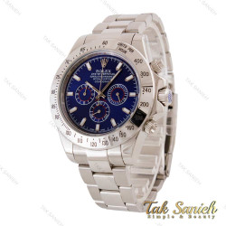 ساعت رولکس دیتونا مردانه سیلور صفحه سرمه ای Rolex-5011-G