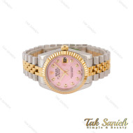 ساعت رولکس مردانه دورنگ طلایی صفحه صورتی ایندکس نگین Rolex-5026-G ساعت رولکس مردانه دورنگ طلایی صفحه صورتی ایندکس نگین Rolex-5026-G