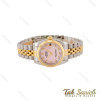 ساعت رولکس زنانه دورنگ طلایی صفحه صورتی Rolex-4866-L ساعت رولکس زنانه دورنگ طلایی صفحه صورتی Rolex-4866-L