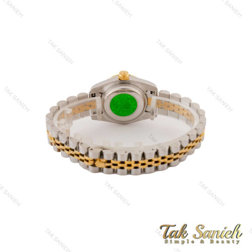 ساعت رولکس زنانه دورنگ طلایی صفحه سرمه ای Rolex-5048-S-L ساعت رولکس زنانه دورنگ طلایی صفحه سرمه ای Rolex-5048-S-L