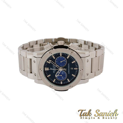 ساعت هابلوت مردانه سه موتوره بند استیل صفحه سرمه ای Hublot-5095-G ساعت هابلوت مردانه سه موتوره بند استیل صفحه سرمه ای Hublot-5095-G