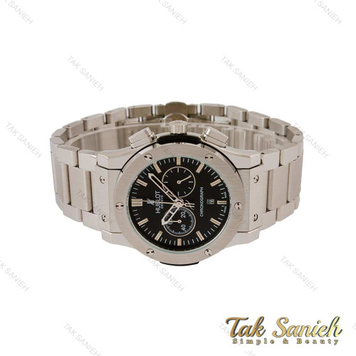 ساعت هابلوت مردانه سه موتوره بند استیل صفحه مشکی Hublot-5096-G ساعت هابلوت مردانه سه موتوره بند استیل صفحه مشکی Hublot-5096-G
