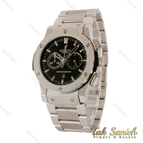 ساعت هابلوت مردانه سه موتوره بند استیل صفحه مشکی Hublot-5096-G ساعت هابلوت مردانه سه موتوره بند استیل صفحه مشکی Hublot-5096-G