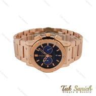ساعت هابلوت مردانه سه موتوره بند استیل رزگلد صفحه سرمه ای Hublot-5102-G ساعت هابلوت مردانه سه موتوره بند استیل رزگلد صفحه سرمه ای Hublot-5102-G