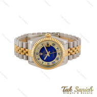 ساعت رولکس مردانه دورنگ طلایی ایندکس رومی آبی Rolex-5110-G ساعت رولکس مردانه دورنگ طلایی ایندکس رومی آبی Rolex-5110-G