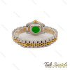 ساعت زنانه رولکس دورنگ طلایی صفحه سفید ایندکس رومی اسمال Rolex-5116-S-L