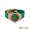 ساعت هابلوت زنانه دورنگین سبز قاب رزگلد Hublot-5135-L ساعت هابلوت زنانه دورنگین سبز قاب رزگلد Hublot-5135-L