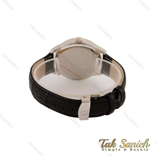 ساعت تیسوت مردانه بندچرم نقره ای صفحه مشکی Tissot-5139-G ساعت تیسوت مردانه بندچرم نقره ای صفحه مشکی Tissot-5139-G