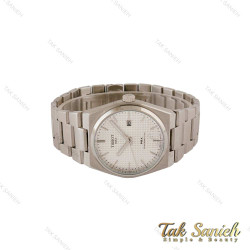ساعت تیسوت PRX مردانه نقره ای صفحه سفید Tissot-5142-G ساعت تیسوت PRX مردانه نقره ای صفحه سفید Tissot-5142-G