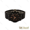 ساعت هابلوت مردانه سه موتوره بند استیل فول مشکی ایندکس رزگلد Hublot-5153-L