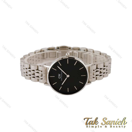 ساعت دنیل ولینگتون زنانه استیل صفحه مشکی مدیوم DW-5184-32-L ساعت دنیل ولینگتون زنانه استیل صفحه مشکی مدیوم DW-5184-32-L