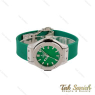 ساعت هابلوت زنانه سبز قاب سیلور Hublot-5189-L ساعت هابلوت زنانه سبز قاب سیلور Hublot-5189-L