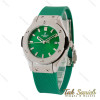 ساعت هابلوت زنانه سبز قاب سیلور Hublot-5189-L ساعت هابلوت زنانه سبز قاب سیلور Hublot-5189-L