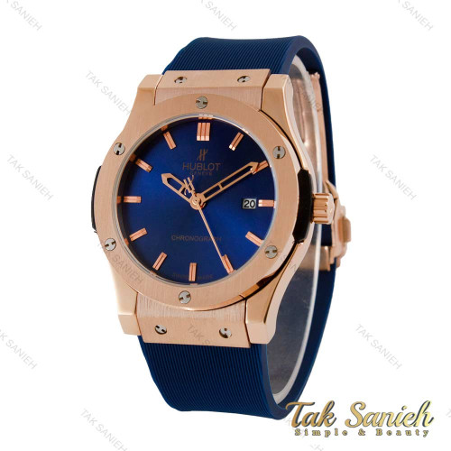 ساعت هابلوت مردانه سرمه ای قاب رزگلد Hublot-5191-G ساعت هابلوت مردانه سرمه ای قاب رزگلد Hublot-5191-G
