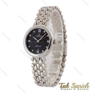 ساعت امگا دویل زنانه سیلور صفحه مشکی Omega-5204-L