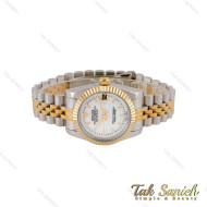 ساعت رولکس زنانه مدیوم دورنگ طلایی صفحه سفید صدف خطی Rolex-5209-L ساعت رولکس زنانه مدیوم دورنگ طلایی صفحه سفید صدف خطی Rolex-5209-L