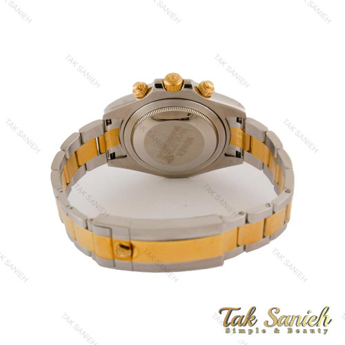 ساعت رولکس دیتونا دورنگ طلایی صفحه مشکی مردانه Rolex-5236-G ساعت رولکس دیتونا دورنگ طلایی صفحه مشکی مردانه Rolex-5236-G