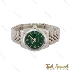 ساعت رولکس دیت جاست مردانه سیلور صفحه سبز Rolex-5237-G ساعت رولکس دیت جاست مردانه سیلور صفحه سبز Rolex-5237-G