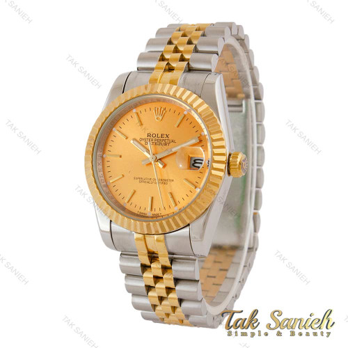 ساعت رولکس مردانه دورنگ طلایی ایندکس خطی Rolex-5240-G ساعت رولکس مردانه دورنگ طلایی ایندکس خطی Rolex-5240-G