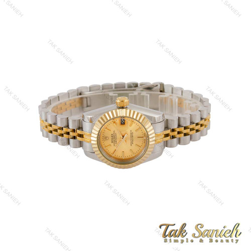 ساعت رولکس زنانه دورنگ طلایی ایندکس خط اسمال Rolex-5241-L ساعت رولکس زنانه دورنگ طلایی ایندکس خط اسمال Rolex-5241-L