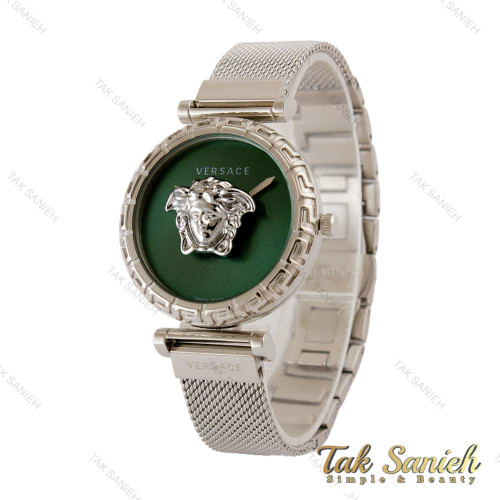 ساعت ورساچه زنانه سیلور صفحه سبز Versace-5254-L ساعت ورساچه زنانه سیلور صفحه سبز Versace-5254-L