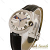 ساعت کارتیه بالن بلو زنانه فول نگین سیلور بند چرم Cartier-5264-L ساعت کارتیه بالن بلو زنانه فول نگین سیلور بند چرم Cartier-5264-L
