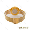 ساعت دنیل ولینگتون مردانه بند حصیری طلایی صفحه مشکی DW-5278-G