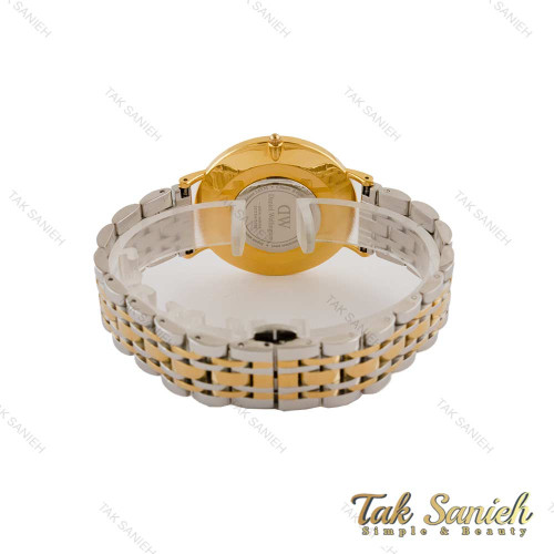 ساعت دنیل ولینگتون مردانه دورنگ طلایی صفحه مشکی DW-5297-G ساعت دنیل ولینگتون مردانه دورنگ طلایی صفحه مشکی DW-5297-G