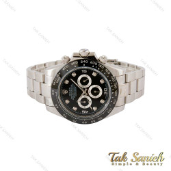 ساعت رولکس دیتونا مردانه صفحه مشکی ایندکس نگین Rolex-5304-G ساعت رولکس دیتونا مردانه صفحه مشکی ایندکس نگین Rolex-5304-G