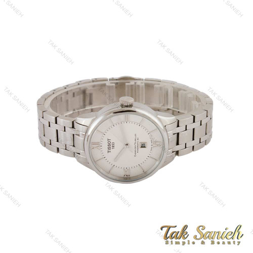 ساعت تیسوت زنانه نقره ای صفحه سفید Tissot-5305-L ساعت تیسوت زنانه نقره ای صفحه سفید Tissot-5305-L
