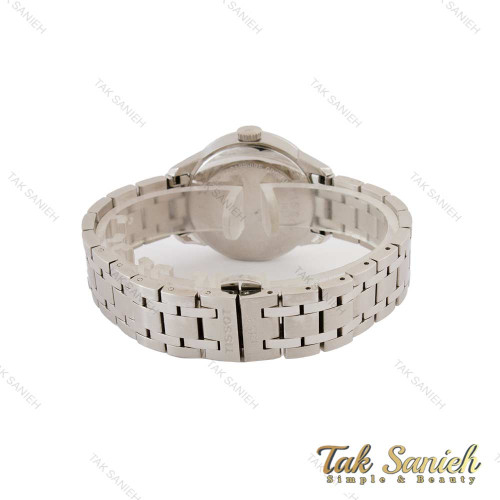 ساعت تیسوت زنانه نقره ای صفحه مشکی Tissot-5311-L