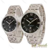 ساعت تیسوت ست استیل صفحه مشکی Tissot-5312-S