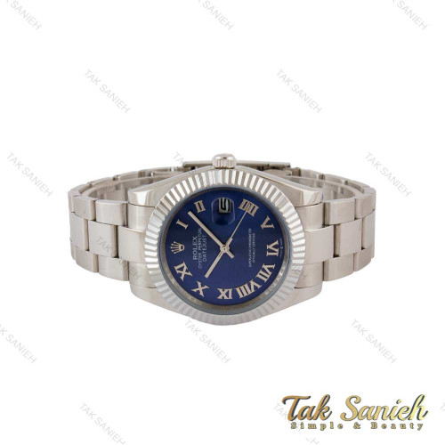 ساعت رولکس دیت جاست 2 مردانه سیلور سرمه ای ایندکس یونانی اویستری Rolex-5356-G ساعت رولکس دیت جاست 2 مردانه سیلور سرمه ای ایندکس یونانی اویستری Rolex-5356-G
